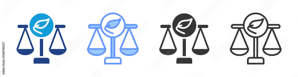 Poster Regulatory Environment icon set multiple style collection