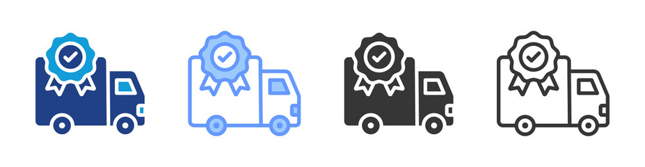 Supplier Quality icon set multiple style collection