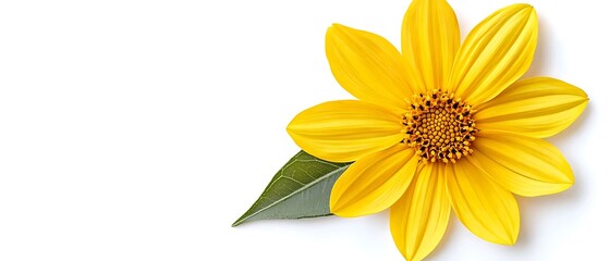 Fototapeta premium Bright Yellow Flower Close-up