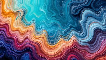 abstract colorful background with waves