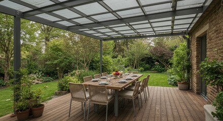 Fototapeta premium Outdoor Patio Dining