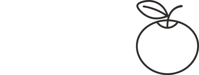 vector illustration of a jujube fruit.