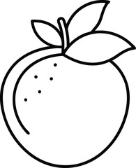 vector illustration of an marbel fruit.