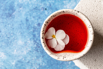 Elegant luxury cocktail in front of dark background