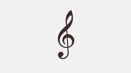A music note icon with a single eighth note, clearly drawn on a white background.