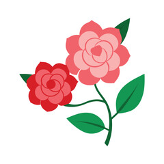 vector illustration of a rose