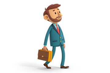 Business man cartoon character 