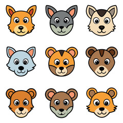 Fototapeta premium A diverse Vector set Illustrator Artwork Design 
