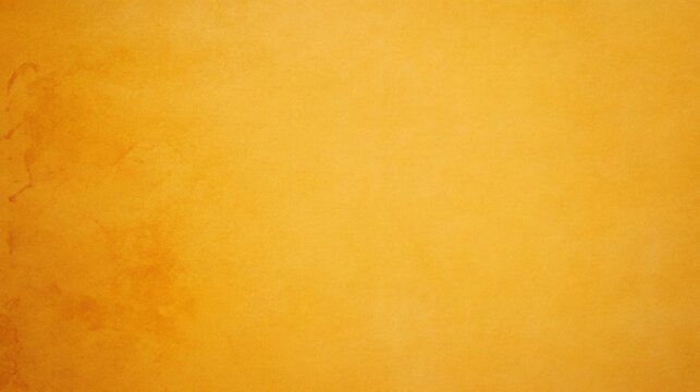 Mustard yellow paper texture creating a plain wallpaper background