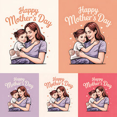 Mother means caring t-shirt design, Mother's Day T-Shirt Design, Typography T-shirt Design.