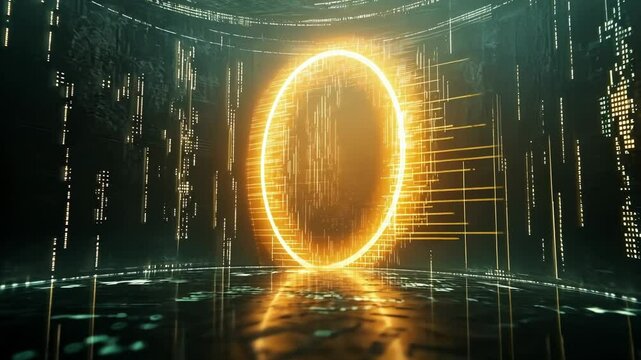 An ethereal glow surrounds a dense of binary sequences and cryptographic glyphs forming a protective co around a digital network highlighting the imperative of cybersecurity in data