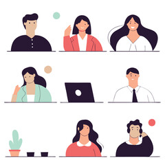 Fototapeta premium A diverse Vector set Illustrator Artwork Design