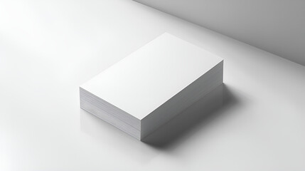 Clean and Professional Blank Business Card Mockup