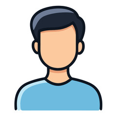 Modern Avatar Icon Set – Professional Male and Female Profile Illustrations in Flat and Line Art Style