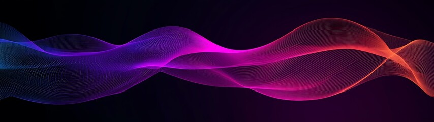 Abstract Flowing Lines Design