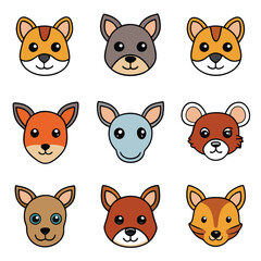 Fototapeta premium A diverse Vector set Illustrator Artwork Design