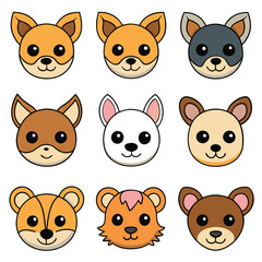 Fototapeta premium A diverse Vector set Illustrator Artwork Design