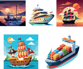 Sailing Beyond Horizons"
🚢 "Voyage Across the Ocean"
🌊 "Waves & Sails: A Journey at Sea"
⚓ "Anchored in Adventure"