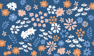 Floral background for textile, wallpaper, pattern covers, surface, swimsuit, gift wrap.