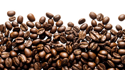 Roasted Coffee Bean Delight: A captivating close-up of meticulously roasted coffee beans, showcasing the rich textures, dark hues, and aromatic allure.