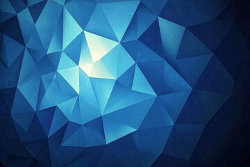 Fototapeta premium Artistic representation of geometric forms set against a blue backdrop.