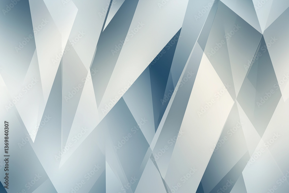 Poster abstract geometric background with light and shadow creating depth effect