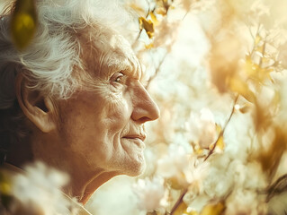 Longevity healthy happy retirement old man