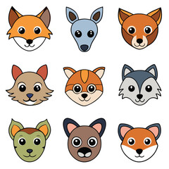 Fototapeta premium A diverse Vector set Illustrator Artwork Design