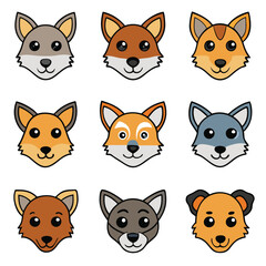 A diverse Vector set Illustrator Artwork Design