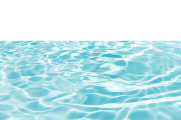 Blue water with ripples on the surface. Defocus blurred transparent blue colored clear calm water...