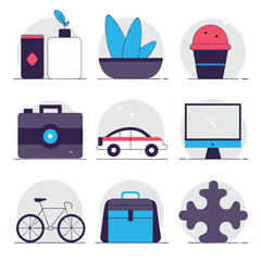 A diverse Vector set Illustrator Artwork Design