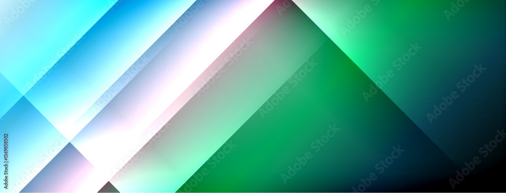 Aufkleber Colorful gradient with lines made of shadow and light. Creative background