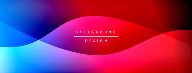 Gradient and shadow wave line geometric background. Vector Illustration For Wallpaper, Banner, Background, Card, Book Illustration, landing page