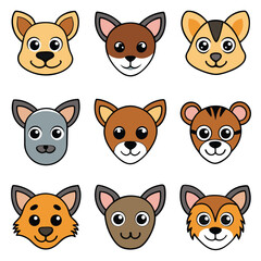 Fototapeta premium A diverse Vector set Illustrator Artwork Design
