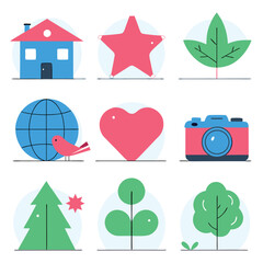 Obraz premium A diverse Vector set Illustrator Artwork Design