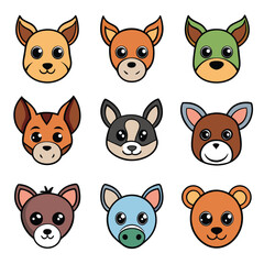 Fototapeta premium A diverse Vector set Illustrator Artwork Design