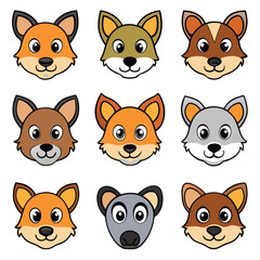 Fototapeta premium A diverse Vector set Illustrator Artwork Design