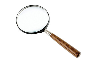 High-Res Magnifying Glass on transparent background