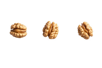 High-Quality Walnuts on transparent background