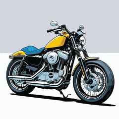 Obraz premium various motorbike vectors for graphic design