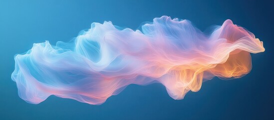Abstract Colorful Flowing Cloud Design