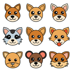 Fototapeta premium A diverse Vector set Illustrator Artwork Design