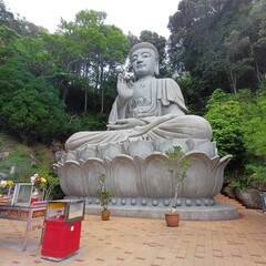statue of buddha at Chin Swee Caves Temple in Genting Highlands, Pahang, Malaysia