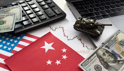 toy tank , banknote, crisis wallpaper