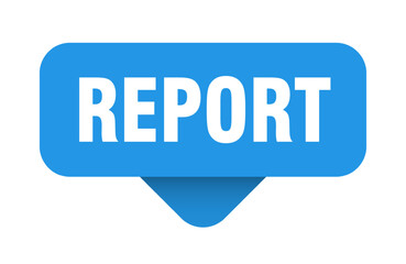 report sticker. report sign on transparent background