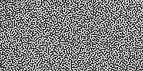 Abstract truing organic wallpaper Turing reaction diffusion monochrome seamless pattern with chaotic motion. Turing reaction diffusion monochrome seamless pattern with chaotic motion . 