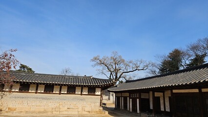 Korean palace beautiful and quiet scenery
