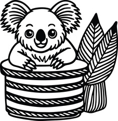 Joyous Birthday Cake Coloring Pages