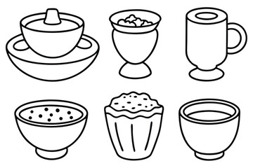 Champurrado line art illustration celebrating Mexican holiday culture (2)