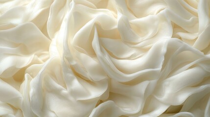 Fototapeta premium Creamy, swirled frosting texture